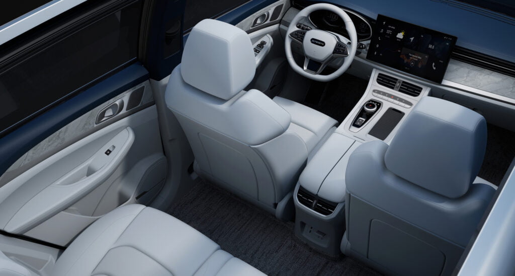 Skyworth K white interior