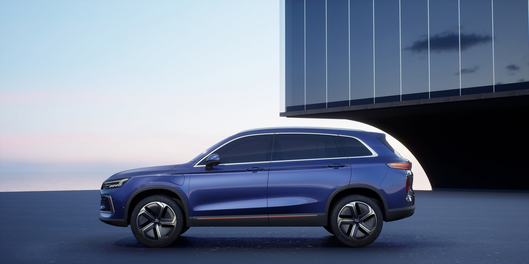 Skyworth K-i Side of black blue