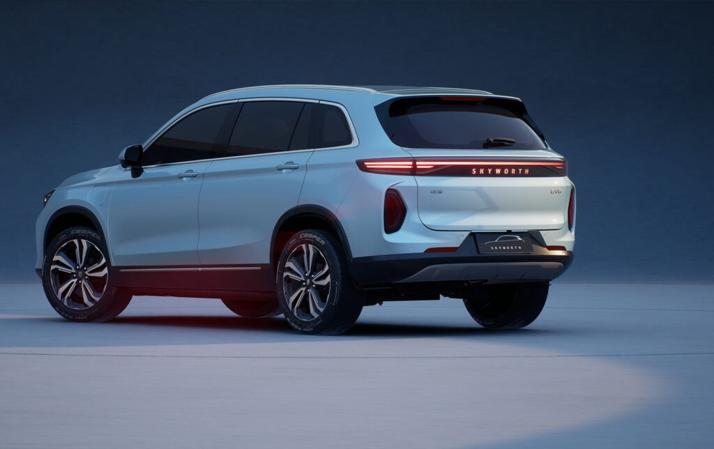 Zasięg samochodów elektrycznych Skyworth